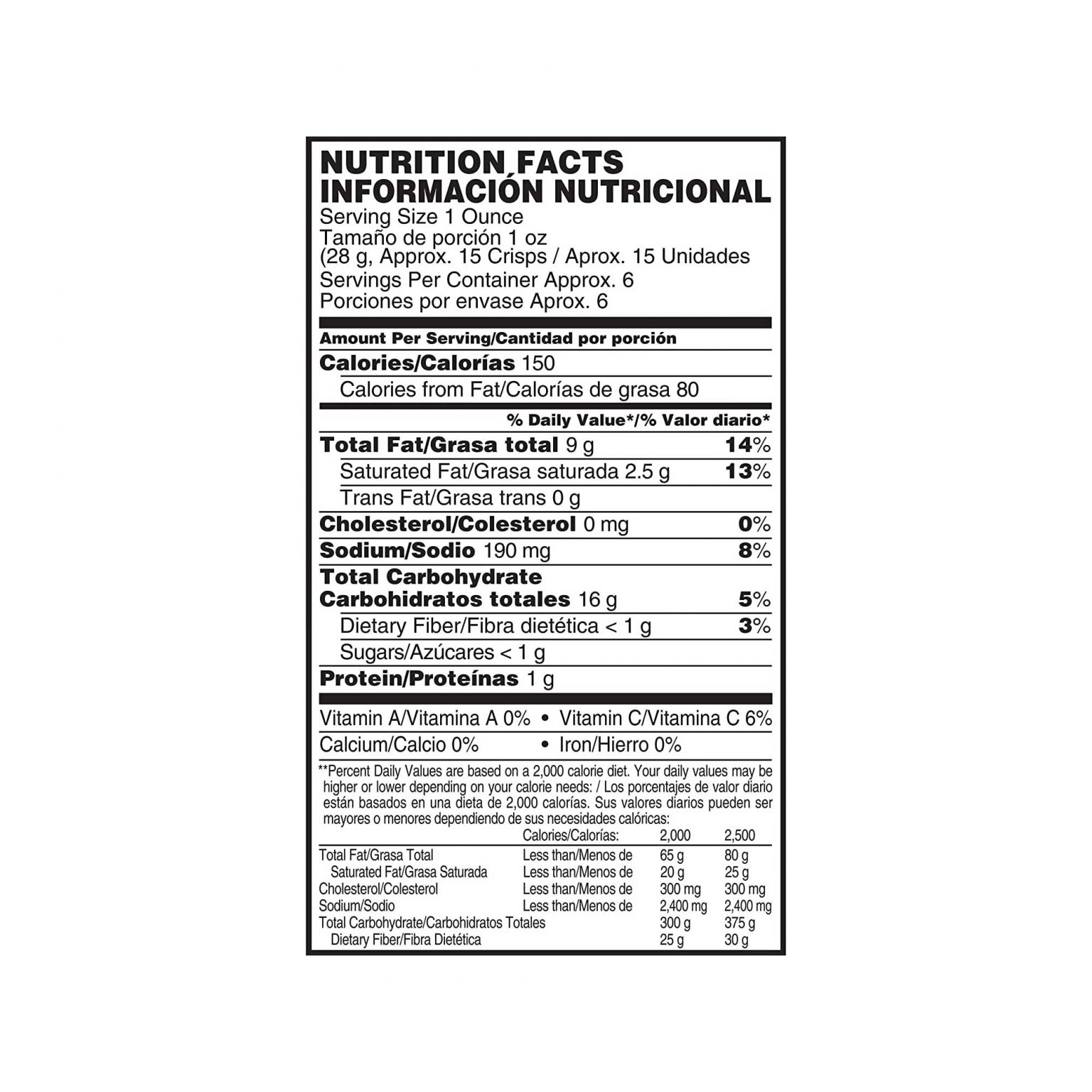 Pringles Cheddar Cheese Potato Crisps Chips ( 5.96 Ounce, 14 Count ) - Image 3