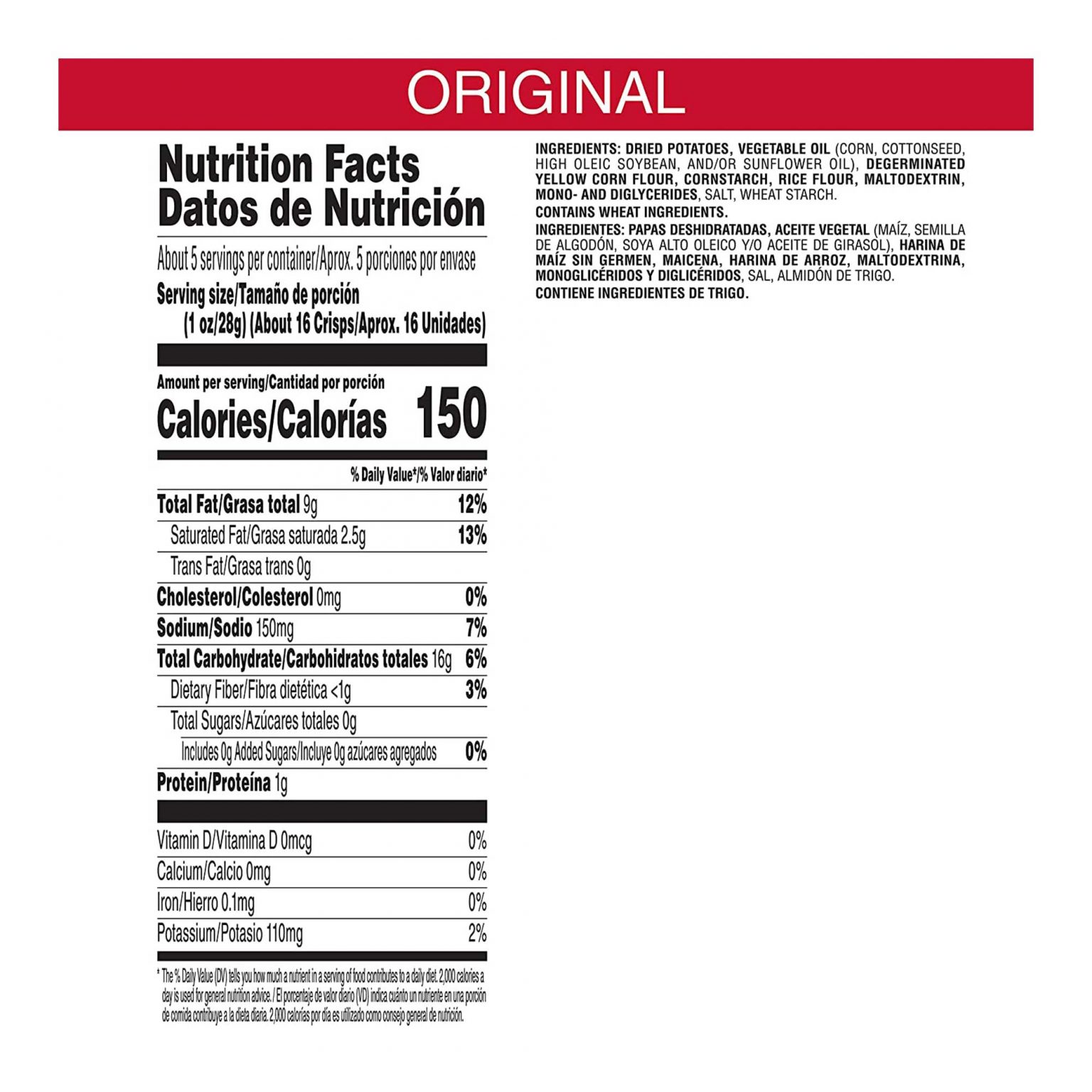 Pringles Original Potato Crisps Chips ( 5.96 Ounce, 14 Count ) - Image 3
