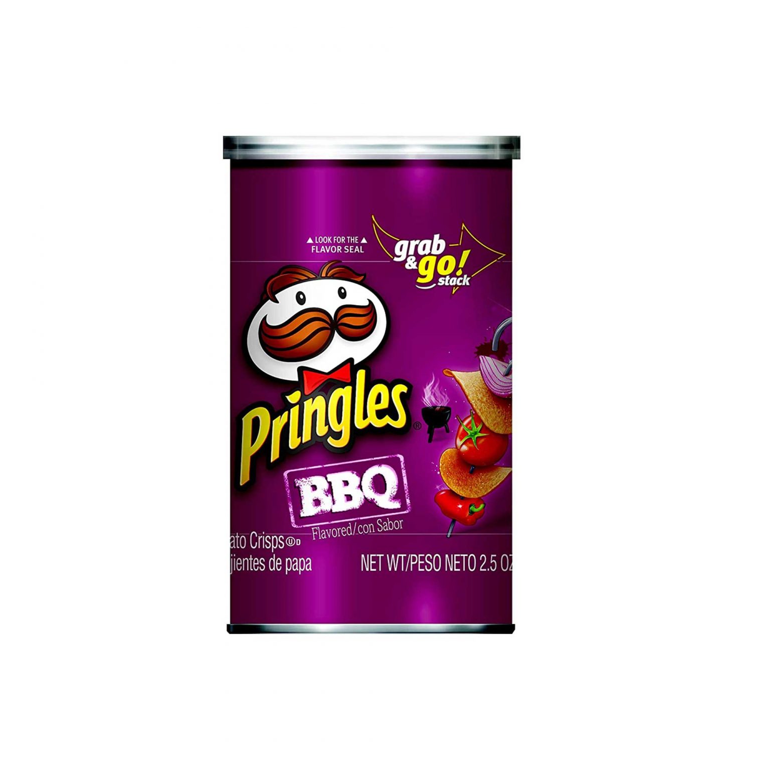 Pringles BBQ Potato Crisps Chips ( 2.5 Ounce, 12 Count ) - Image 1