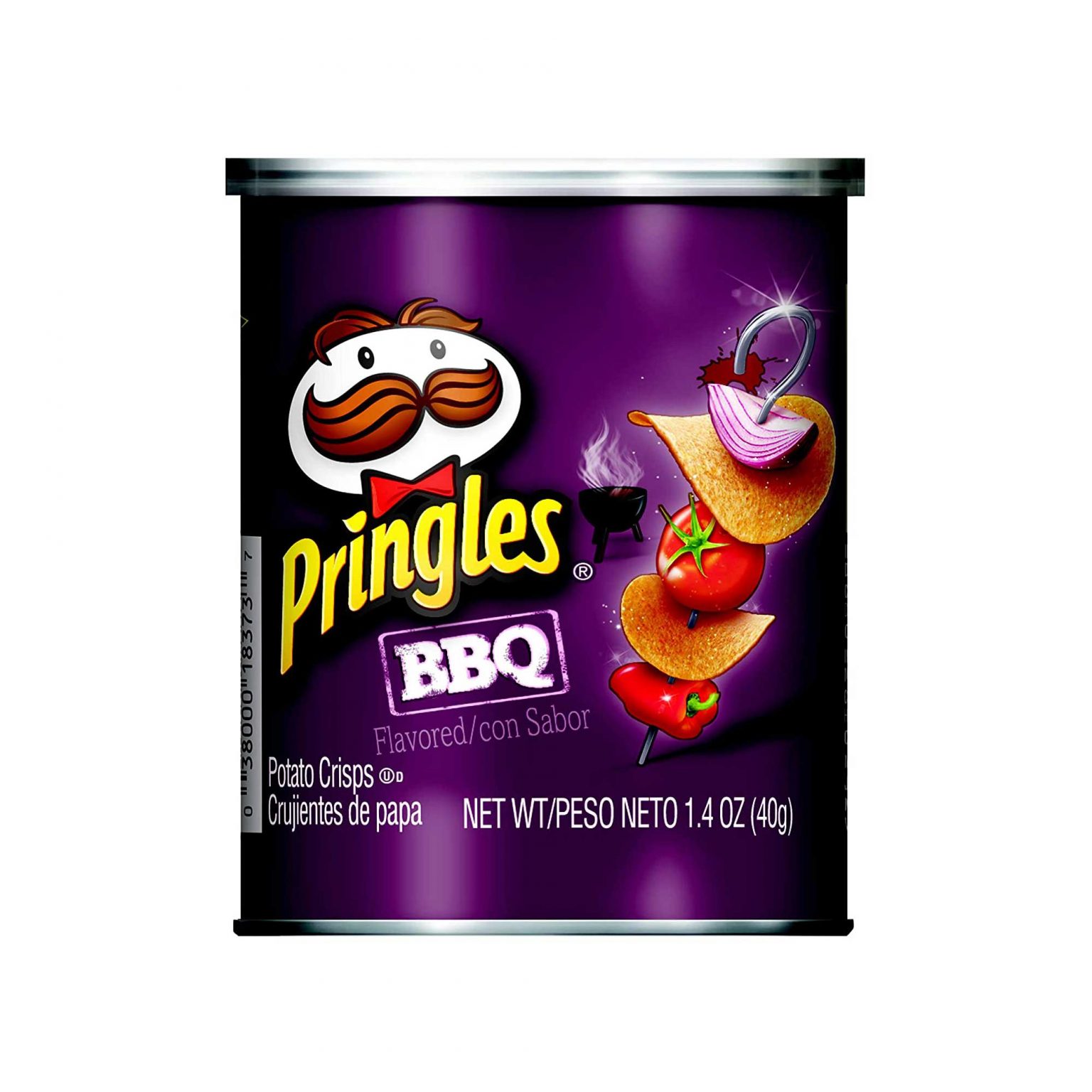 Pringles BBQ Potato Crisps Chips ( 1.4 Ounce, 12 Count ) - Image 1
