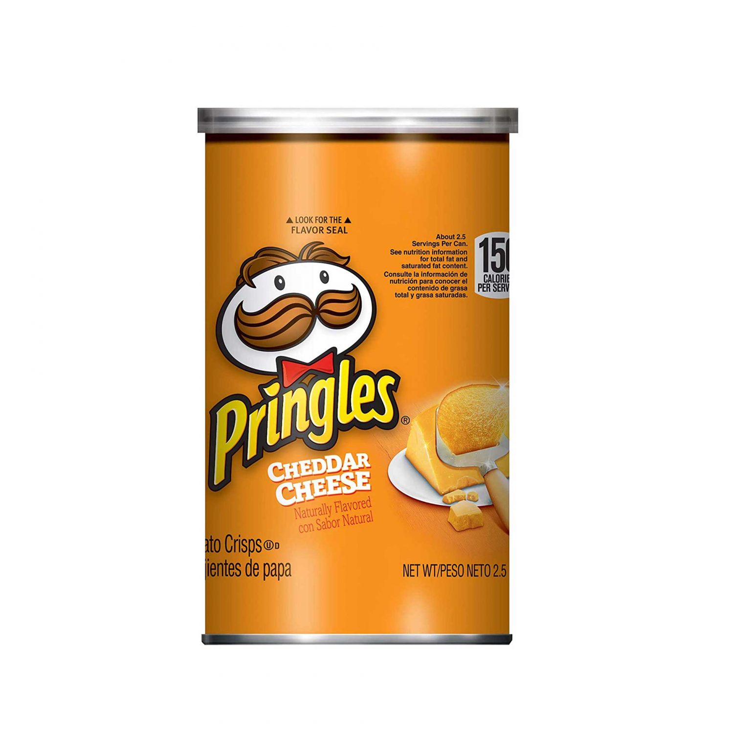 Pringles Cheddar Cheese Potato Crisps Chips ( 2.5 Ounce, 12 Count ) - Image 1