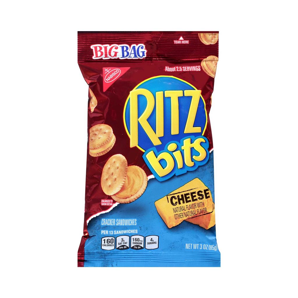 Nabisco Ritz Bits Cheese Cracker Sandwiches - Big Bag ( 3 Ounce, 12 ...