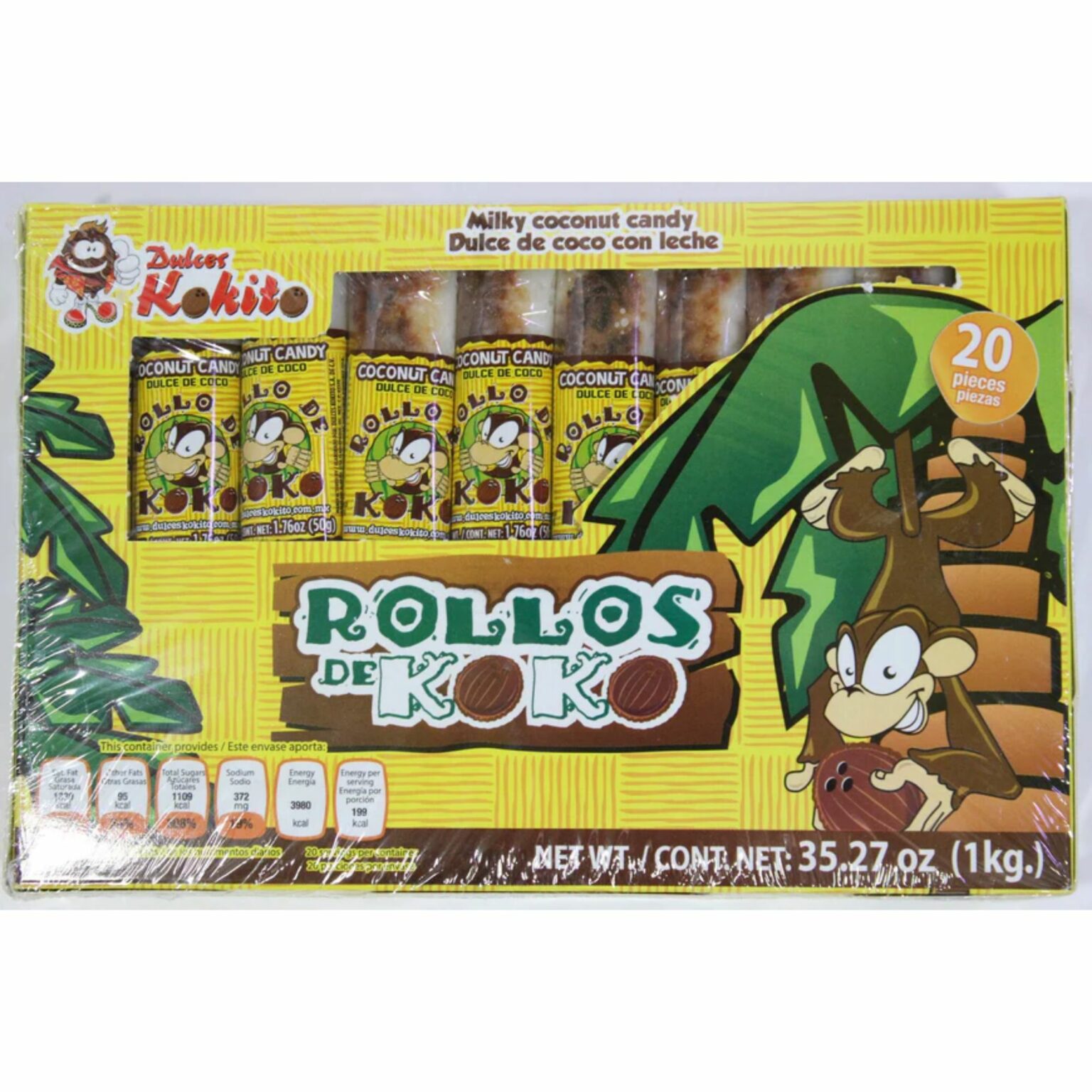 Rollo de Coco ( 1.76 Ounce, 20 Count ) - Image 1