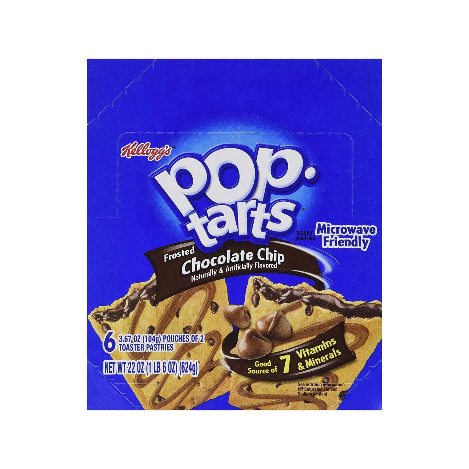 Kellogg's Pop tarts Frosted Chocolate Chip ( 3.76 Ounce, 6 Count ) - Image 2
