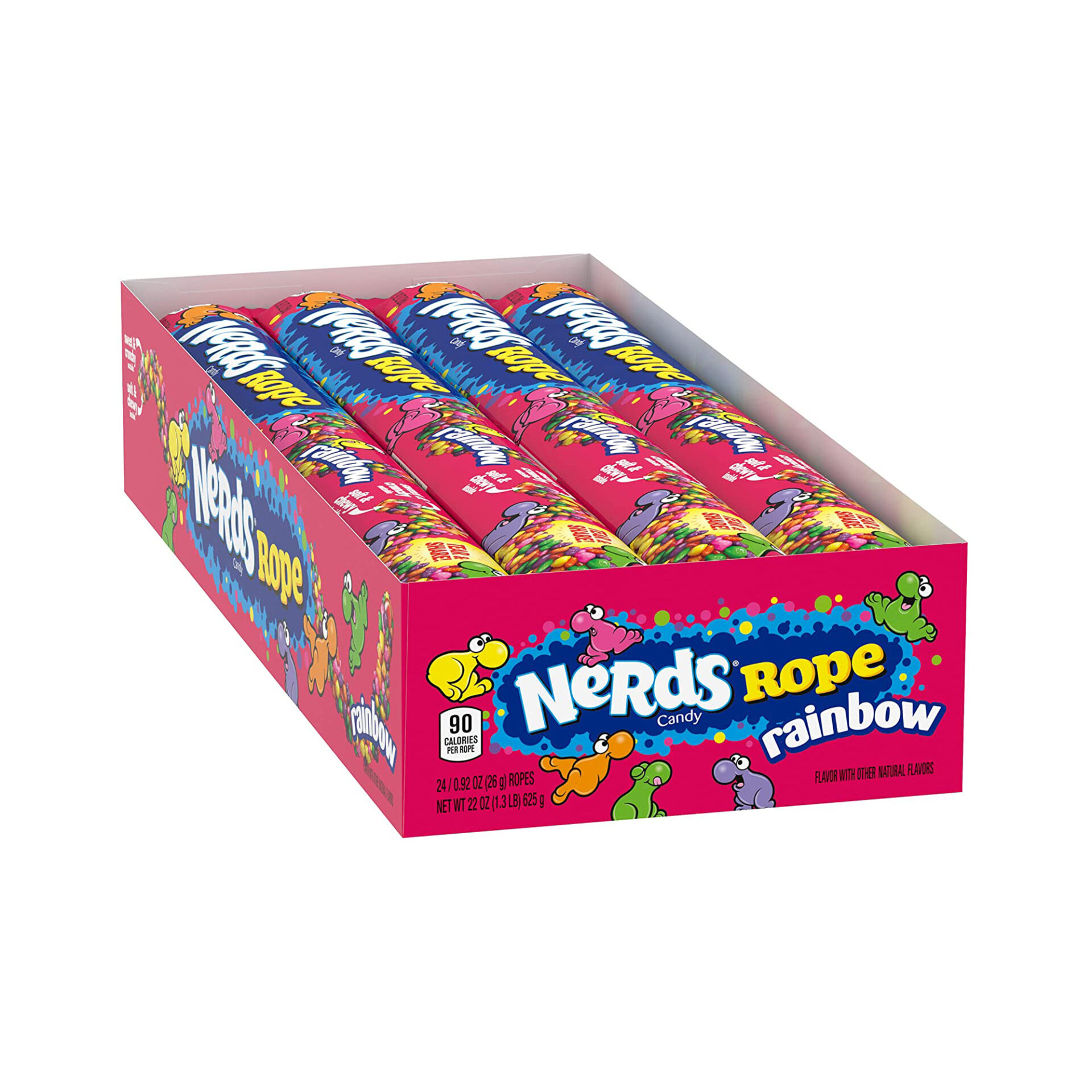 Nerds Rope Rainbow Candy 0.92 Ounce Package 24 Count - Volt Candy