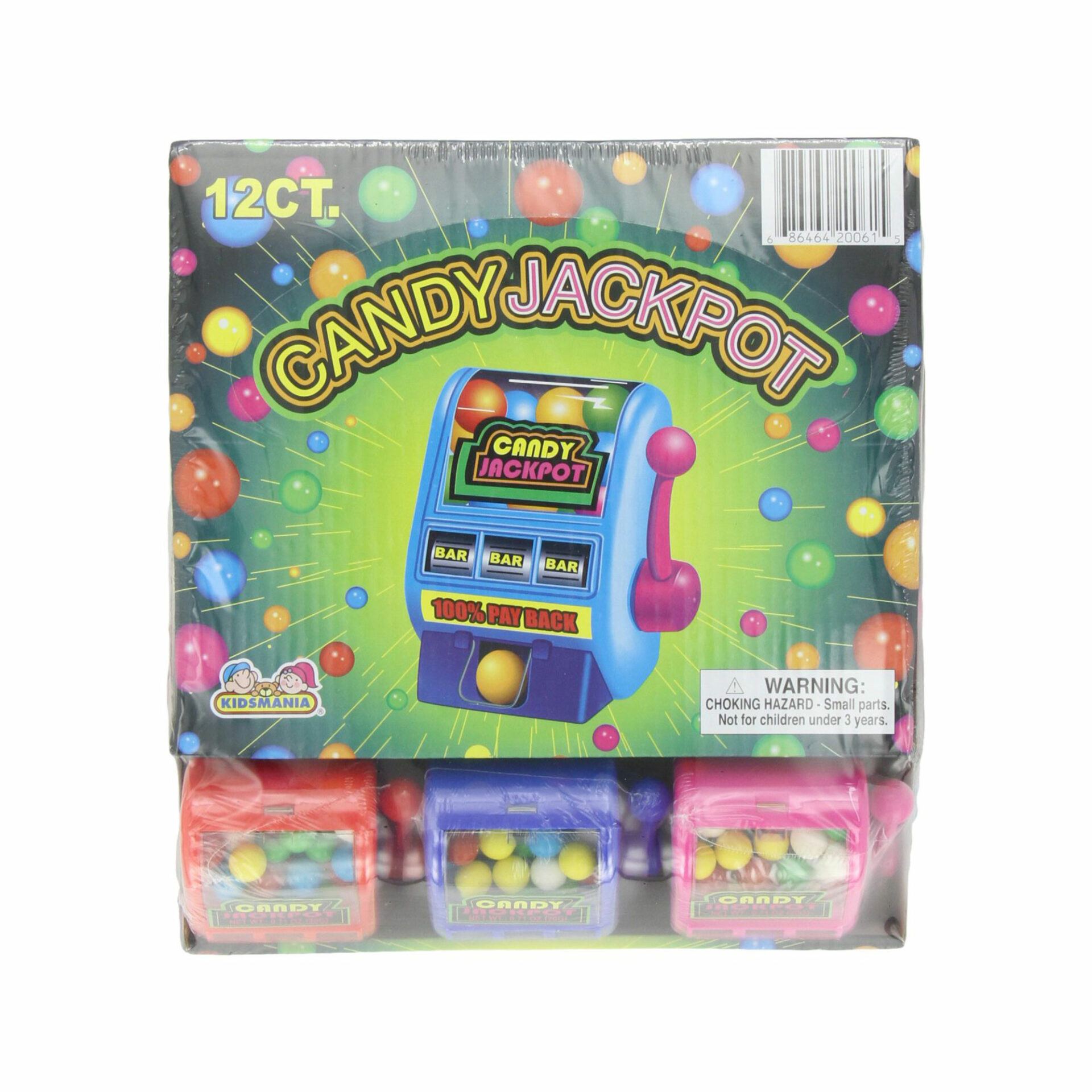 Jackpot Candy Machine, Machine à sous confiserie, bonbon ludique