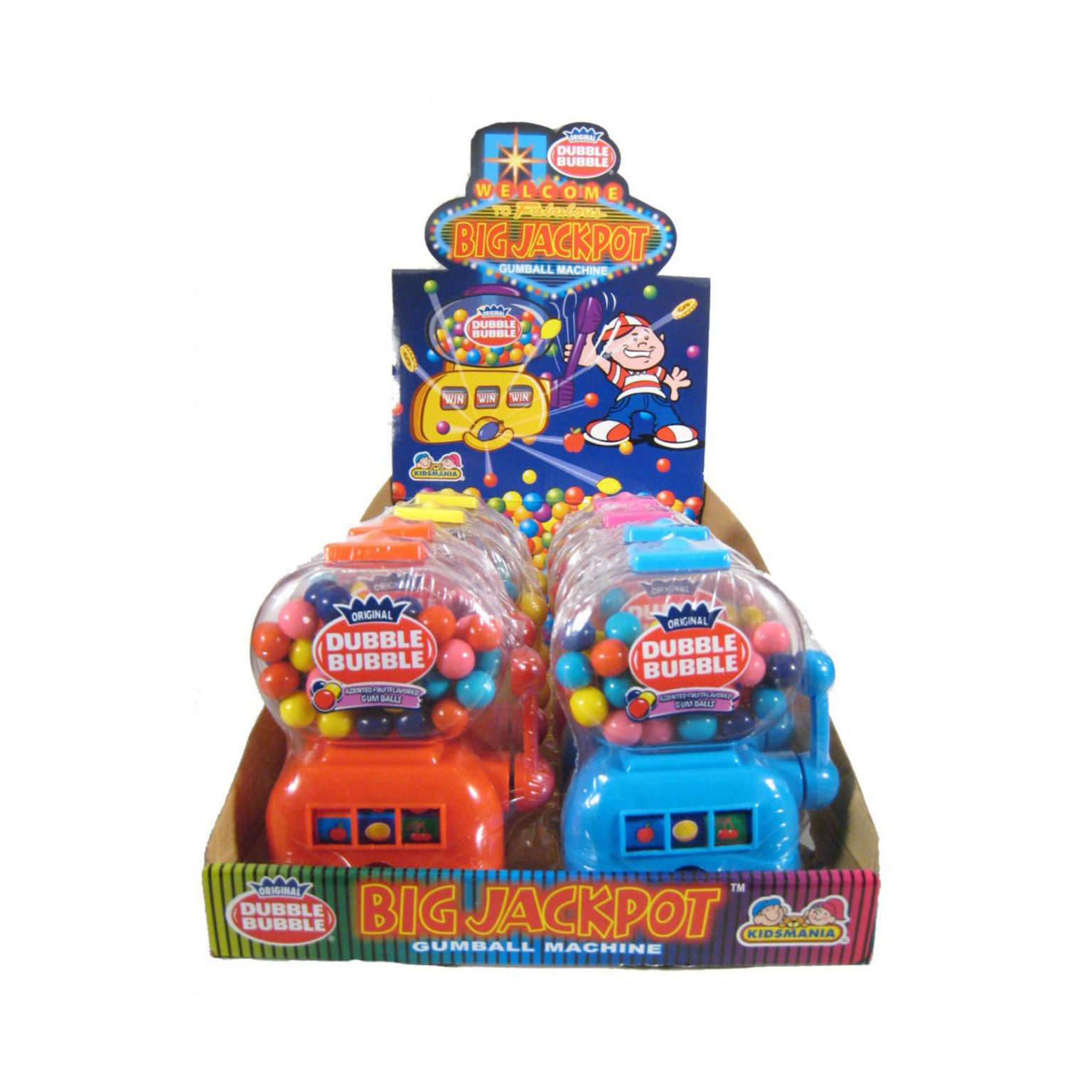 Kids mania Dubble Bubble Big Jackpot Gumball Slot Machine, 12ct - Image 2