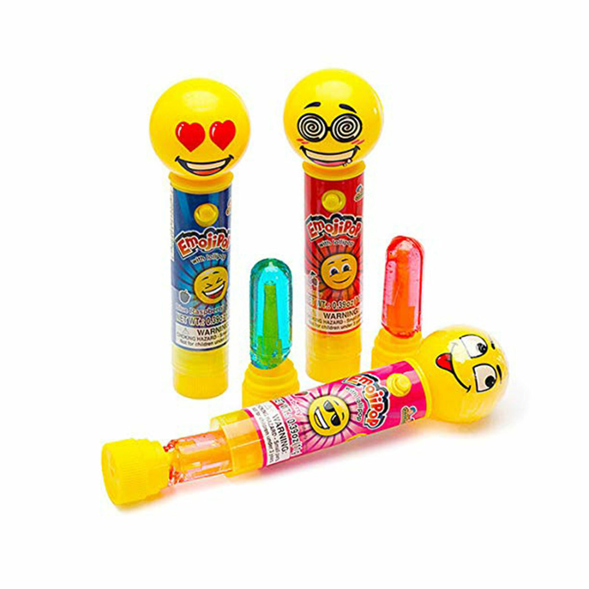 Smiley Face Fireman Cherry Flavored Lollipops