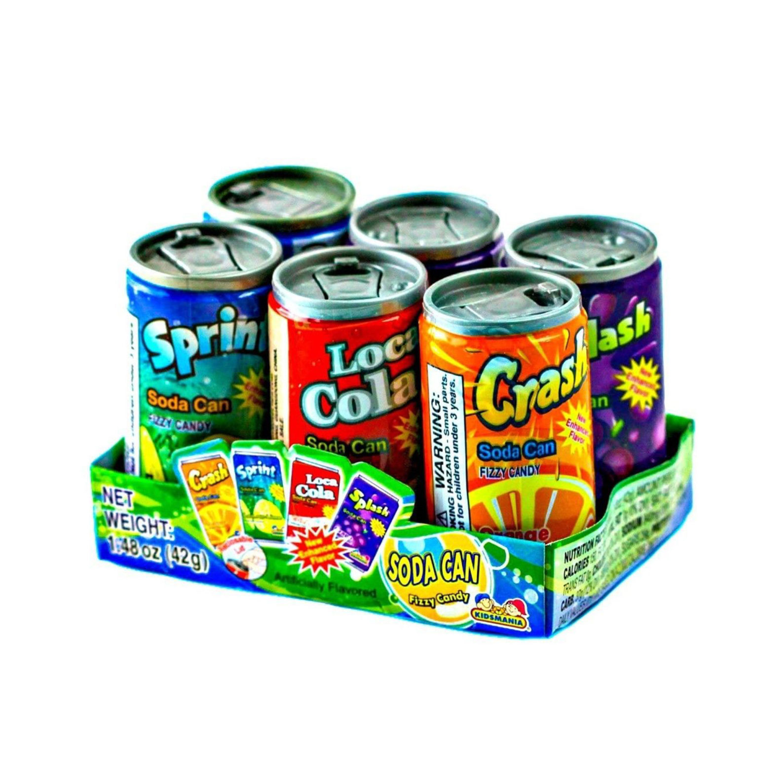 Kids mania Soda Can Fizzy Candy (12 Count, 1.47 Ounce) - Image 3