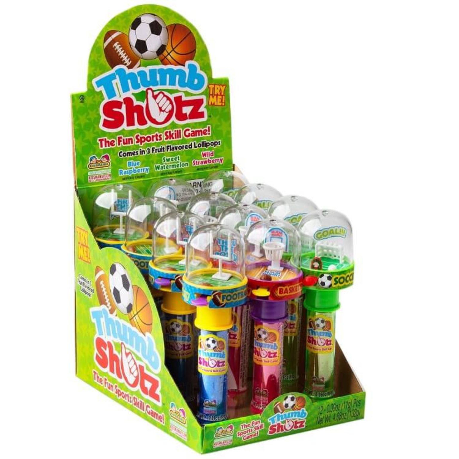 Kids mania Thumb Shotz Candy, 12 Ct - Image 1