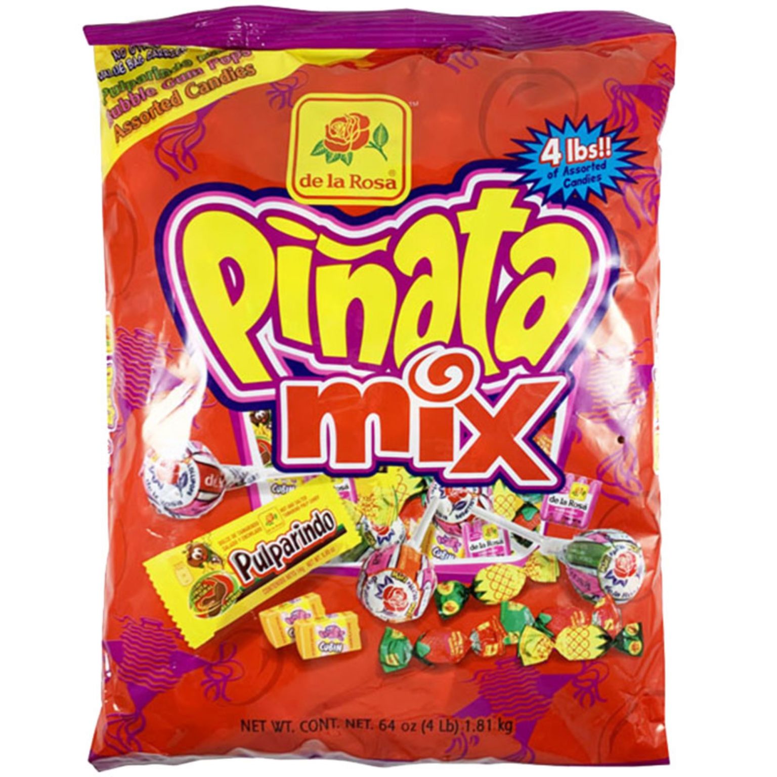 Pinata Candy Mix Assorted Flavors, 64 oz Volt Candy