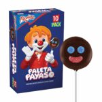 Ricolino Paleta Payaso Marshmallow Lollipop, 10 Ct