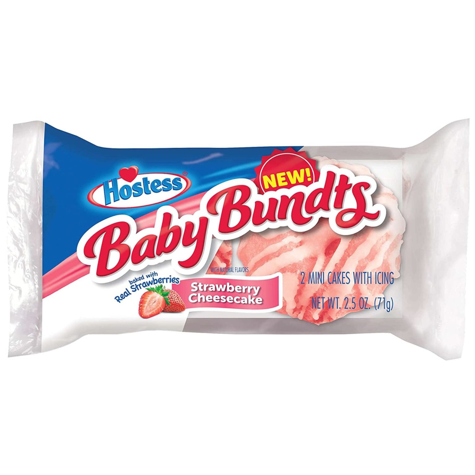 Hostess Baby Bundts Strawberry Cheesecake 2.5 oz , 6 ct - Image 2