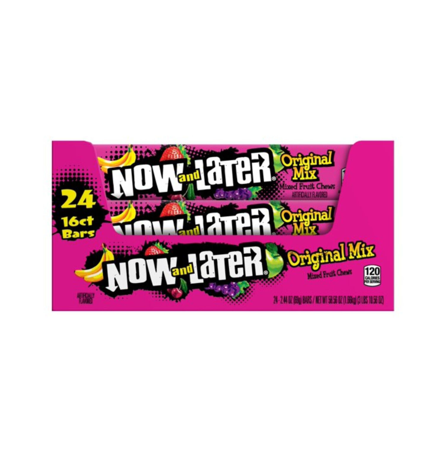 Now & Later Original Candy Bar ( 2.44 Ounce, 24 Count ) - Image 1