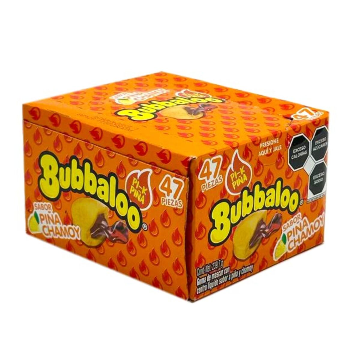 Bubbaloo Pik Pina Chamoy Gum, 47 Piece - Image 1