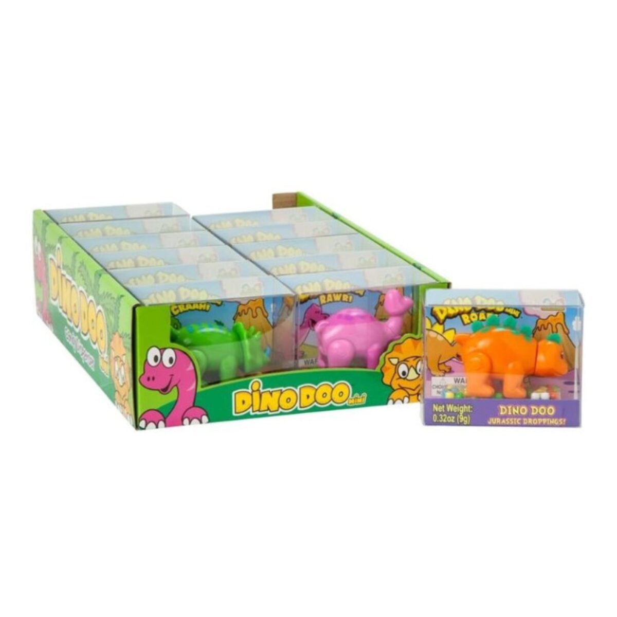 Kids mania Dino Doo Candy Dispenser, 12 Ct - Image 1