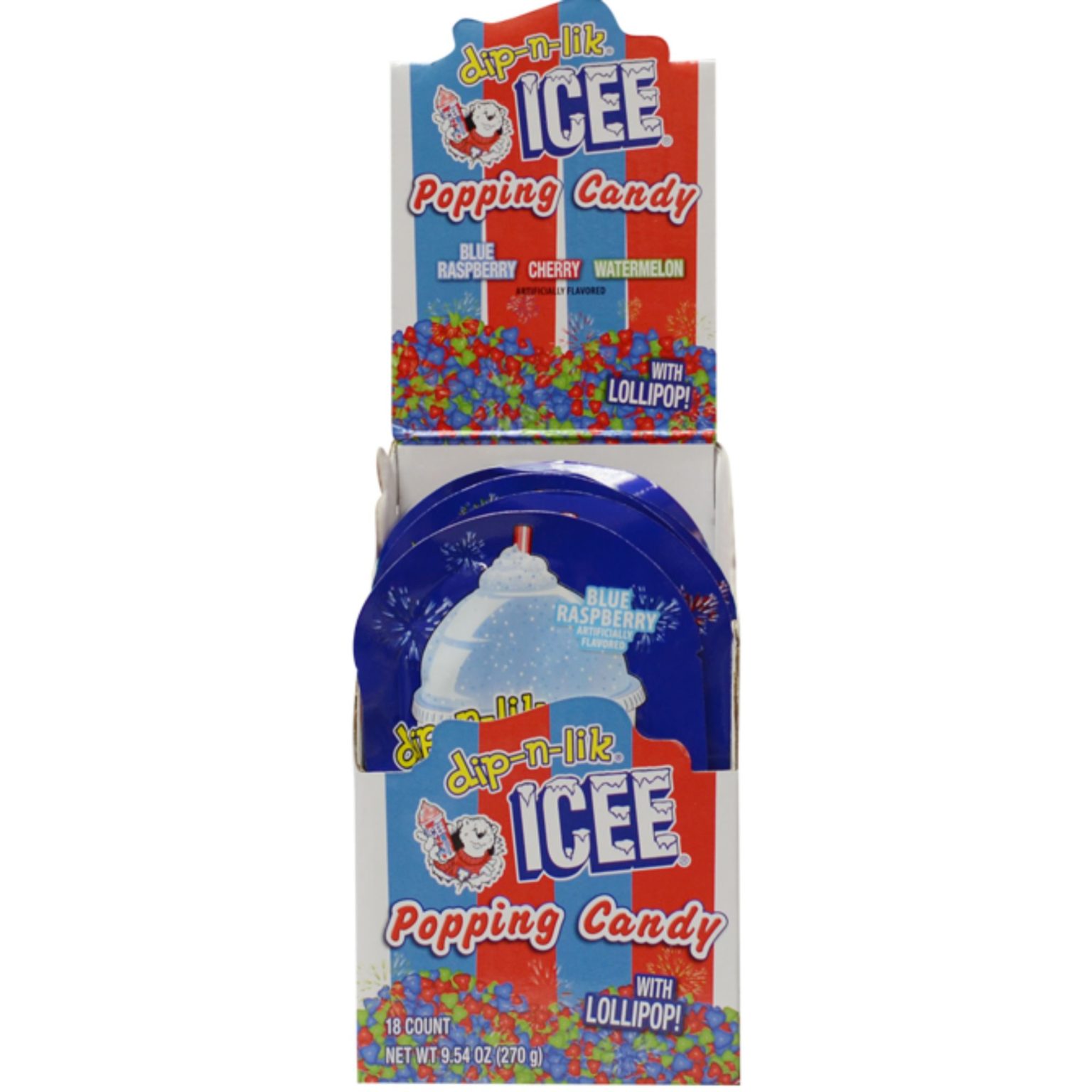 Icee Popping Candy with Lollipop, 18 Count - Image 1