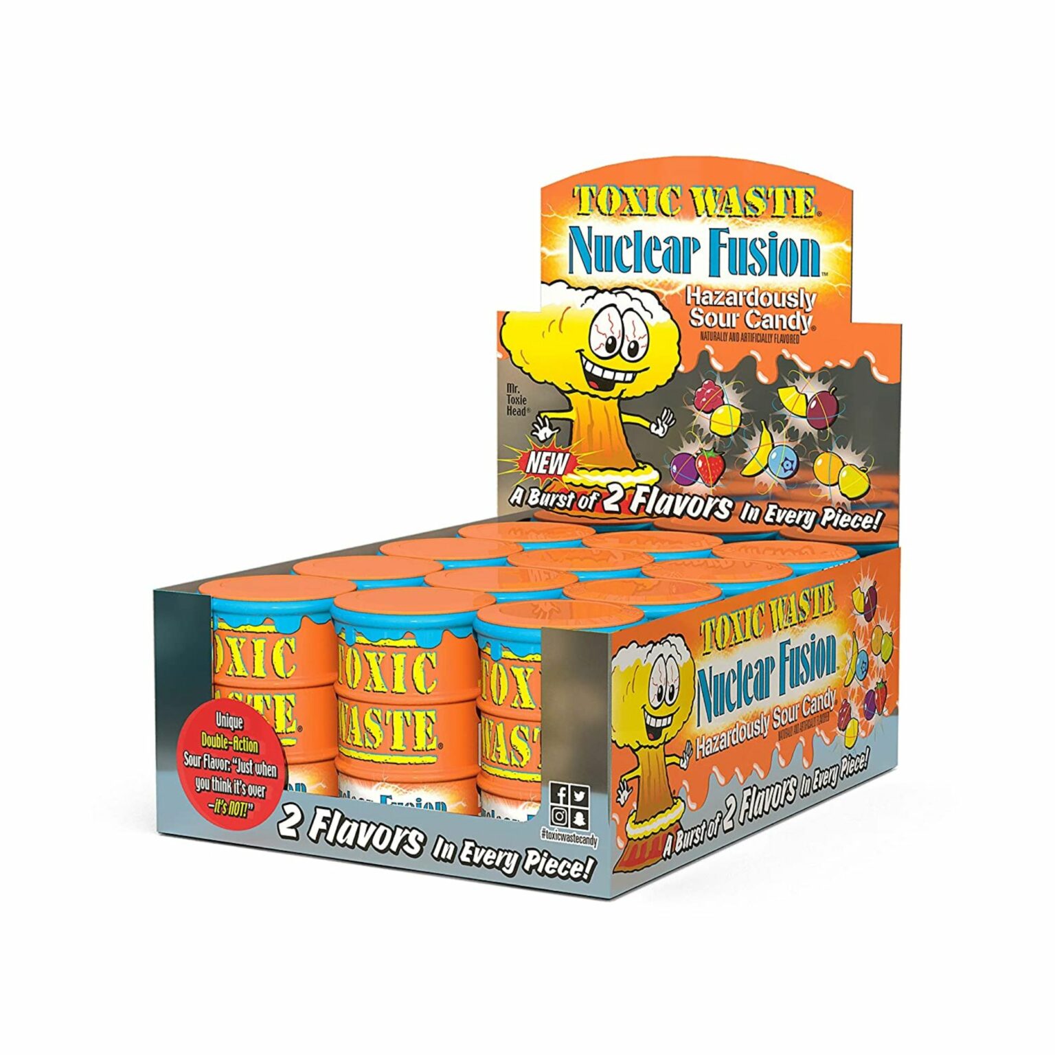 Toxic Waste Nuclear Fusion Drum, 1.48 Ounce, 12 ct - Image 1