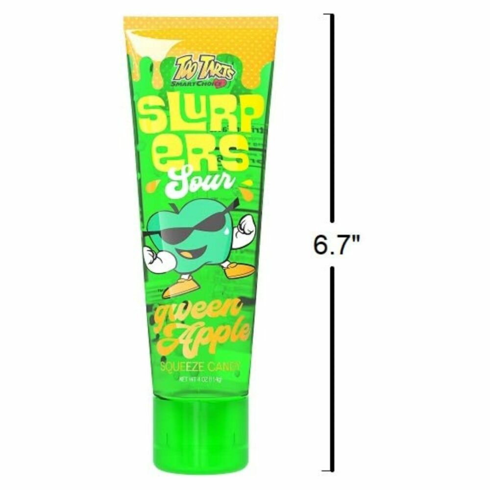 Too Tarts Sour Slurpers Squeeze Candy, 12 CT Volt Candy