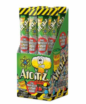 Toxic Waste 1.7 oz Drums Sour Display Sour Candy, 12 Ct