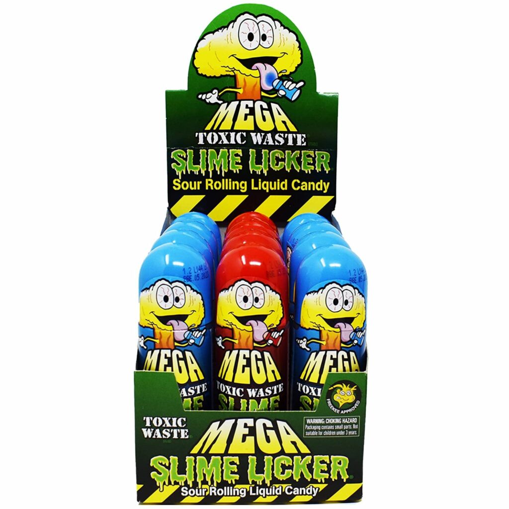 Toxic Waste Mega Slime Lickers 3 oz, 12ct - Volt Candy