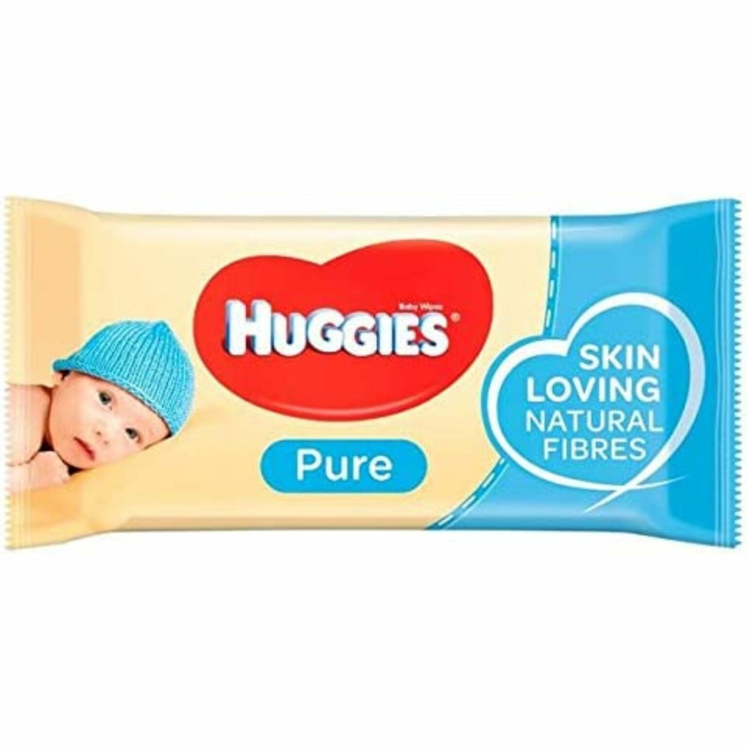 Huggies Pure Baby Wipes, 56 Count - Image 1