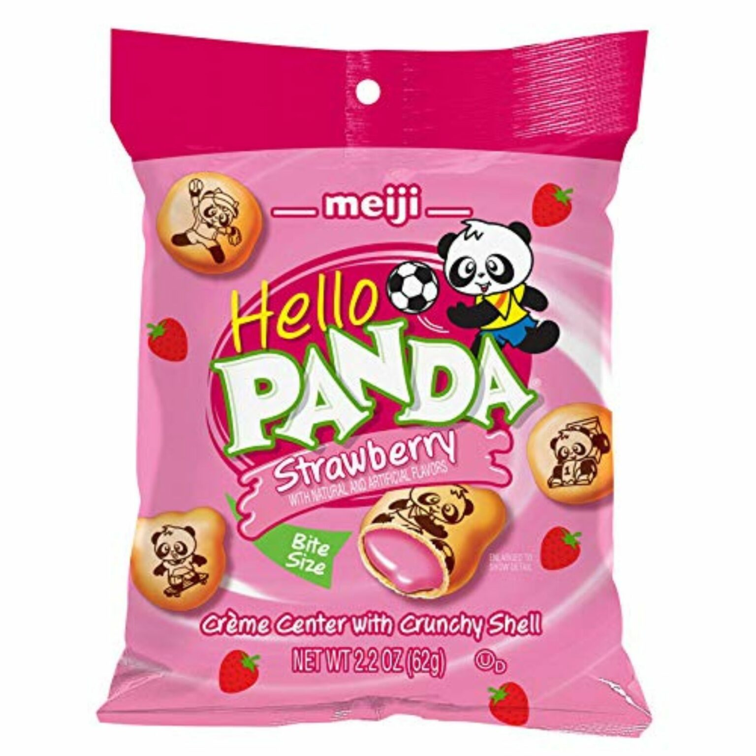 Meiji Hello Panda Cookies - Strawberry Creme Filled ( 2.2 Ounce, 6 Count ) - Image 4