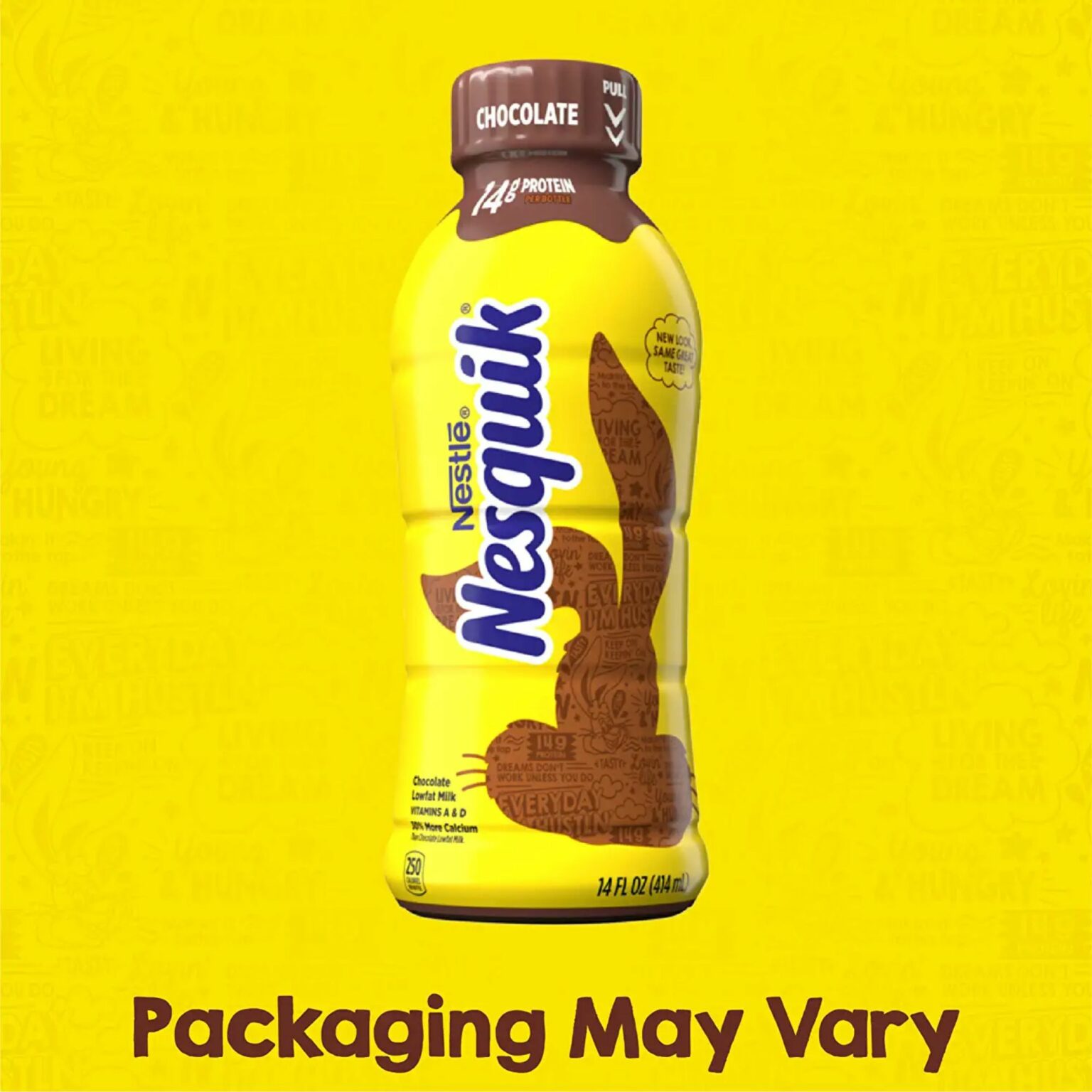 Nesquik Low Fat 1% Milk, Chocolate 14 Ounce, 12 Pack - Image 3