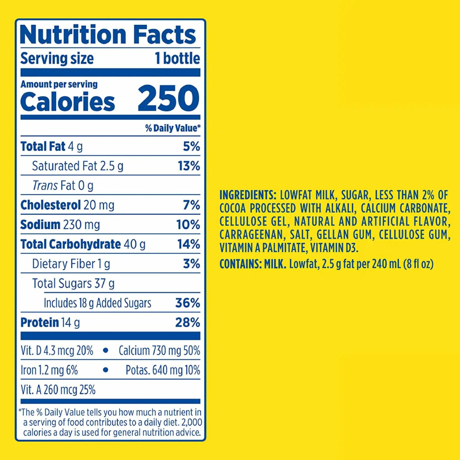 Nesquik Low Fat 1% Milk, Chocolate 14 Ounce, 12 Pack - Image 4