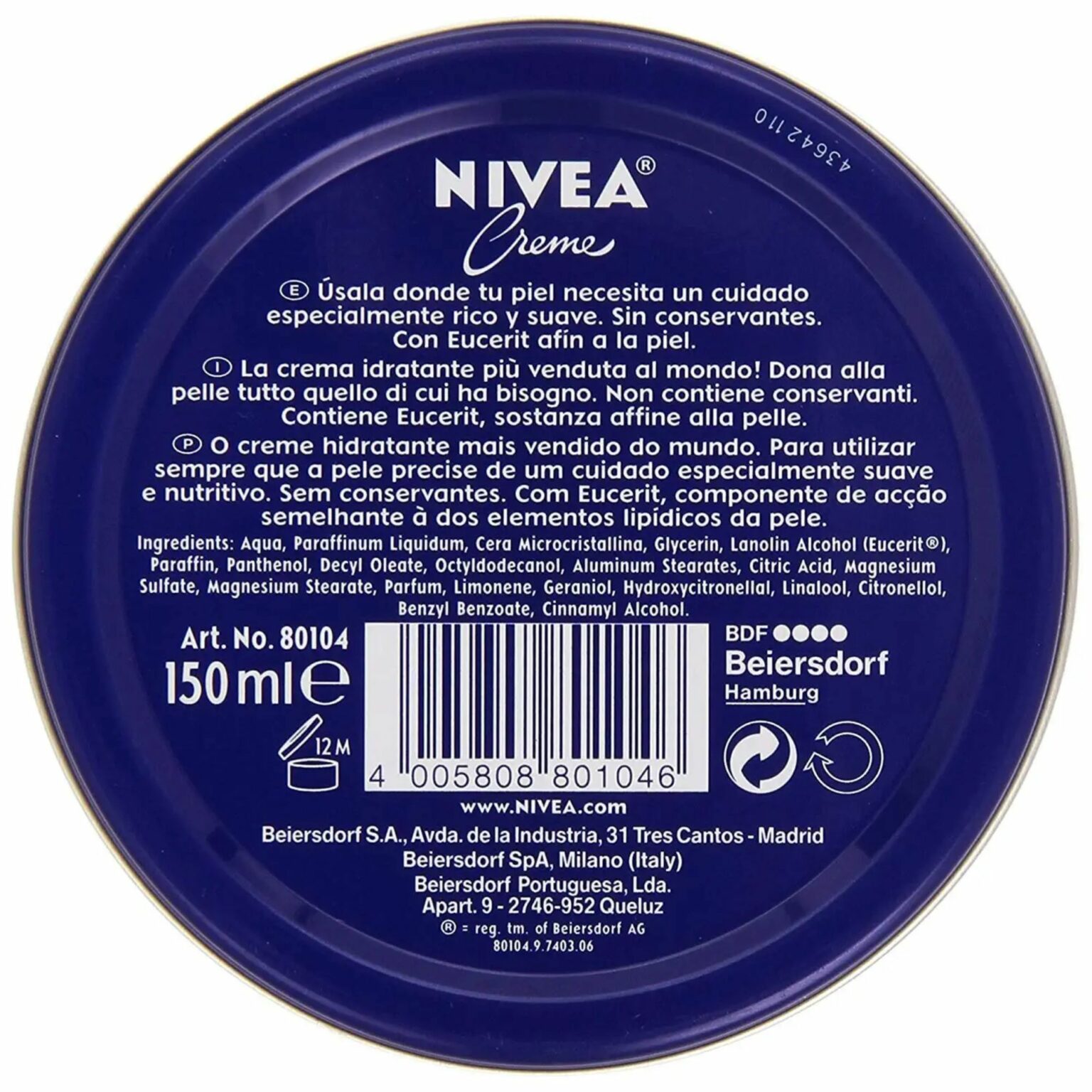 Nivea Cream 150 ML - Image 3