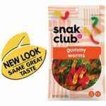 Snak Club Gummy Worms Multi-color 7.5 oz, 6 CT - Image 3