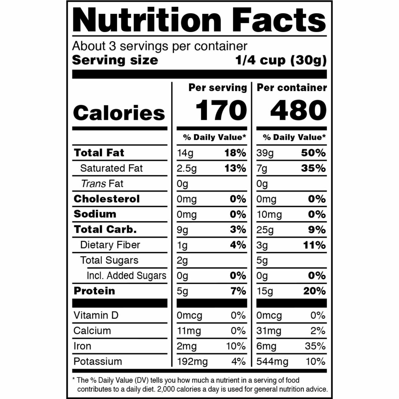 Snak Club Roasted & Unsalted Cashews 2.5 oz, 6 CT - Image 3