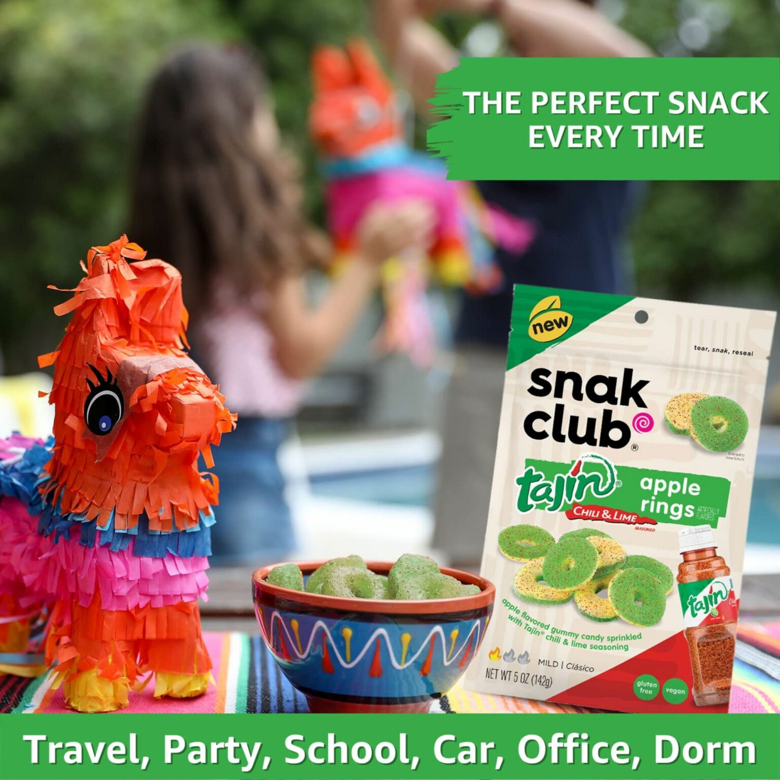 Snak Club Tajin Apple Rings Sweet & Tasty 5oz, 6 CT - Image 6