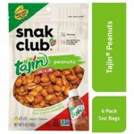 Snak Club Tajin Chili & Lime Peanuts 5 oz, 6 CT - Image 2