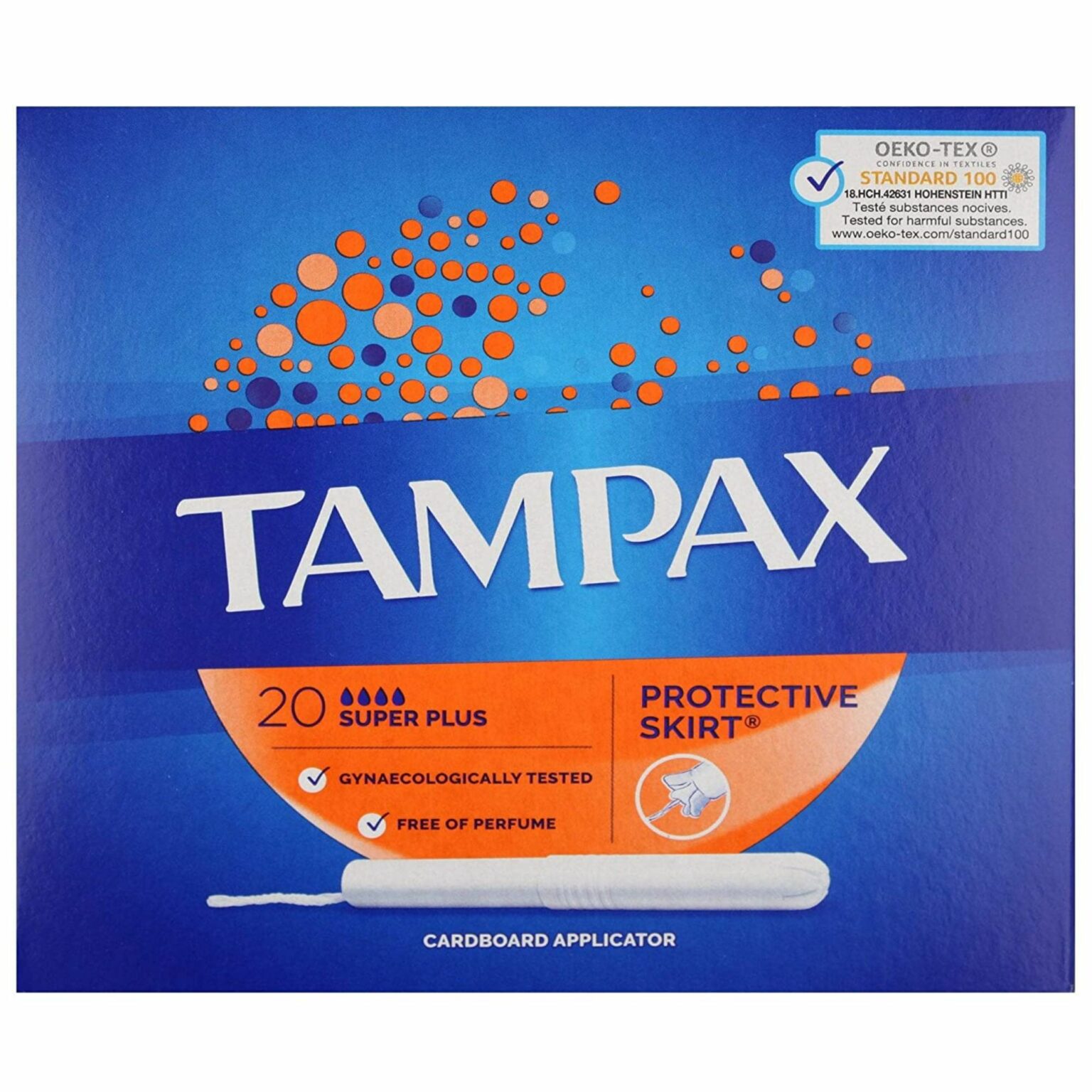 Tampax Super Plus Tampons, 20 CT - Image 1