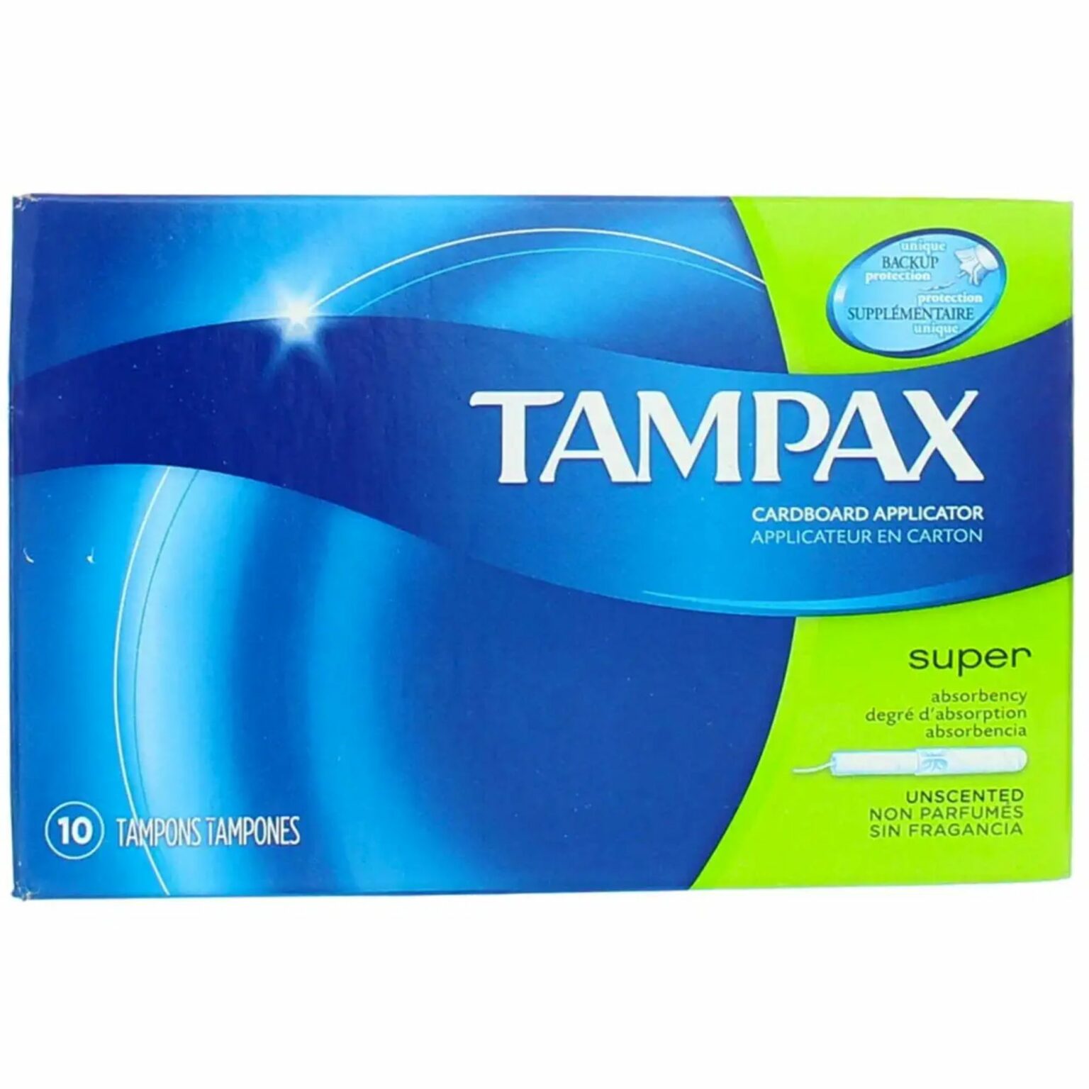 Tampax Tampons Super,10 CT - Image 1