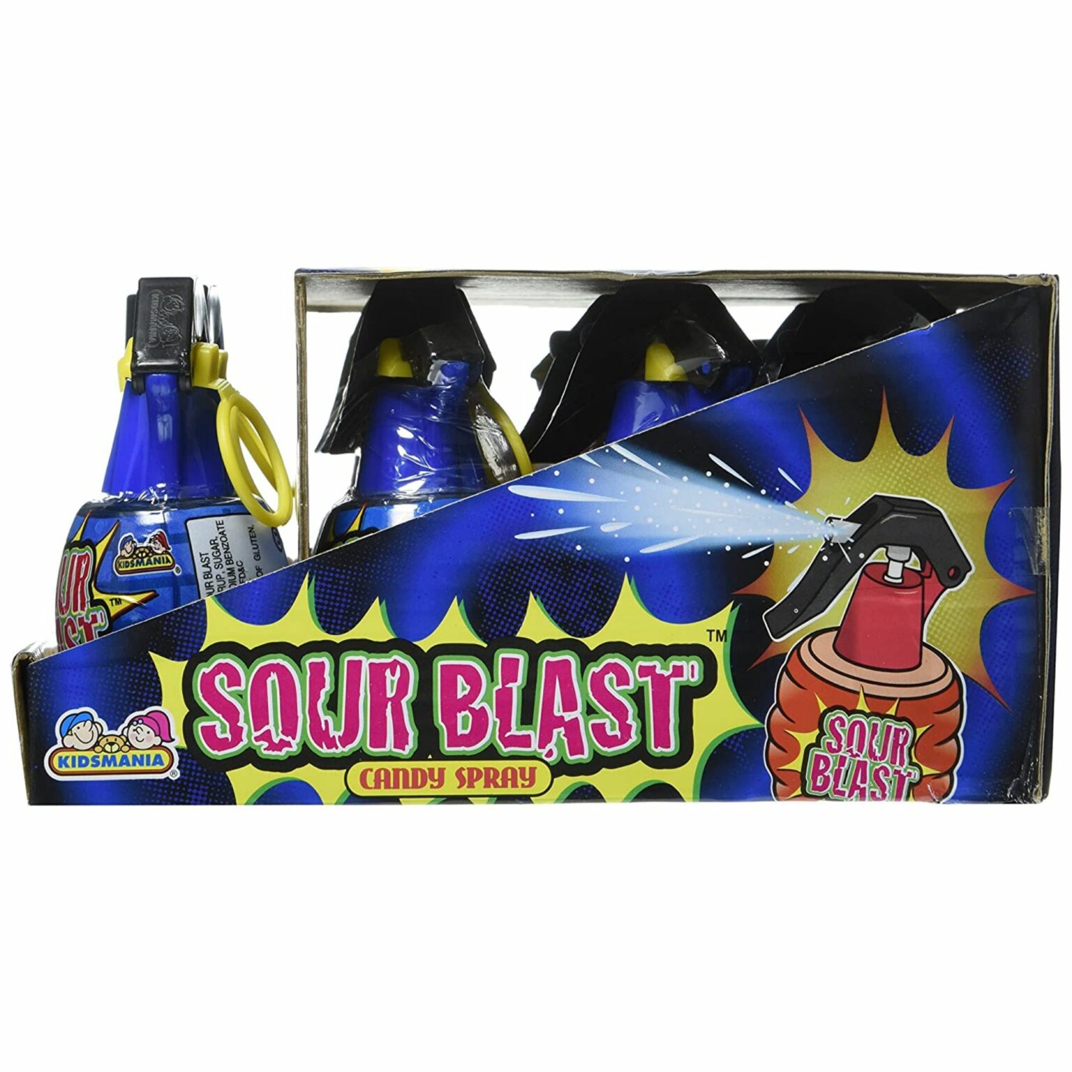 Kids mania Sour Blast Candy Spray Grenades, 12 Ct - Image 3
