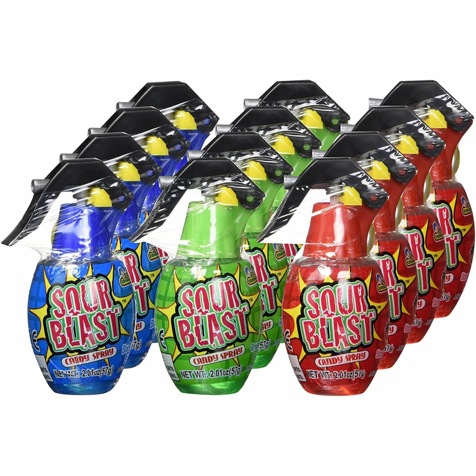Kids mania Sour Blast Candy Spray Grenades, 12 Ct - Image 5