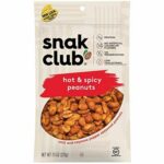Snak Club Hot & Spicy Peanuts 7.5 oz, 6 CT