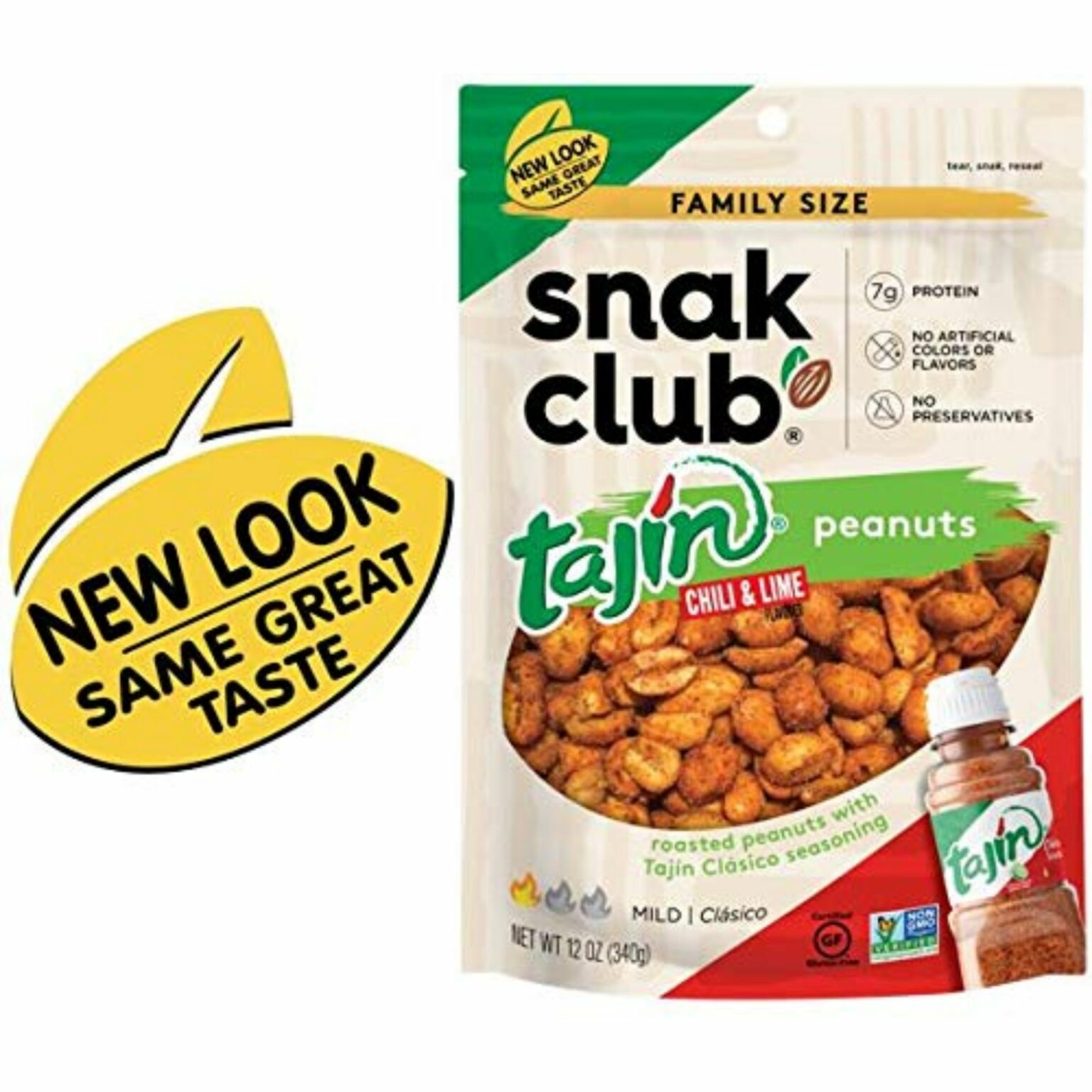 Snak Club Tajin Clasico Peanuts 2.75oz 12 CT - Image 3