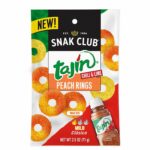 Snak Club Tajin Peach Rings 2.5 oz, 12 CT
