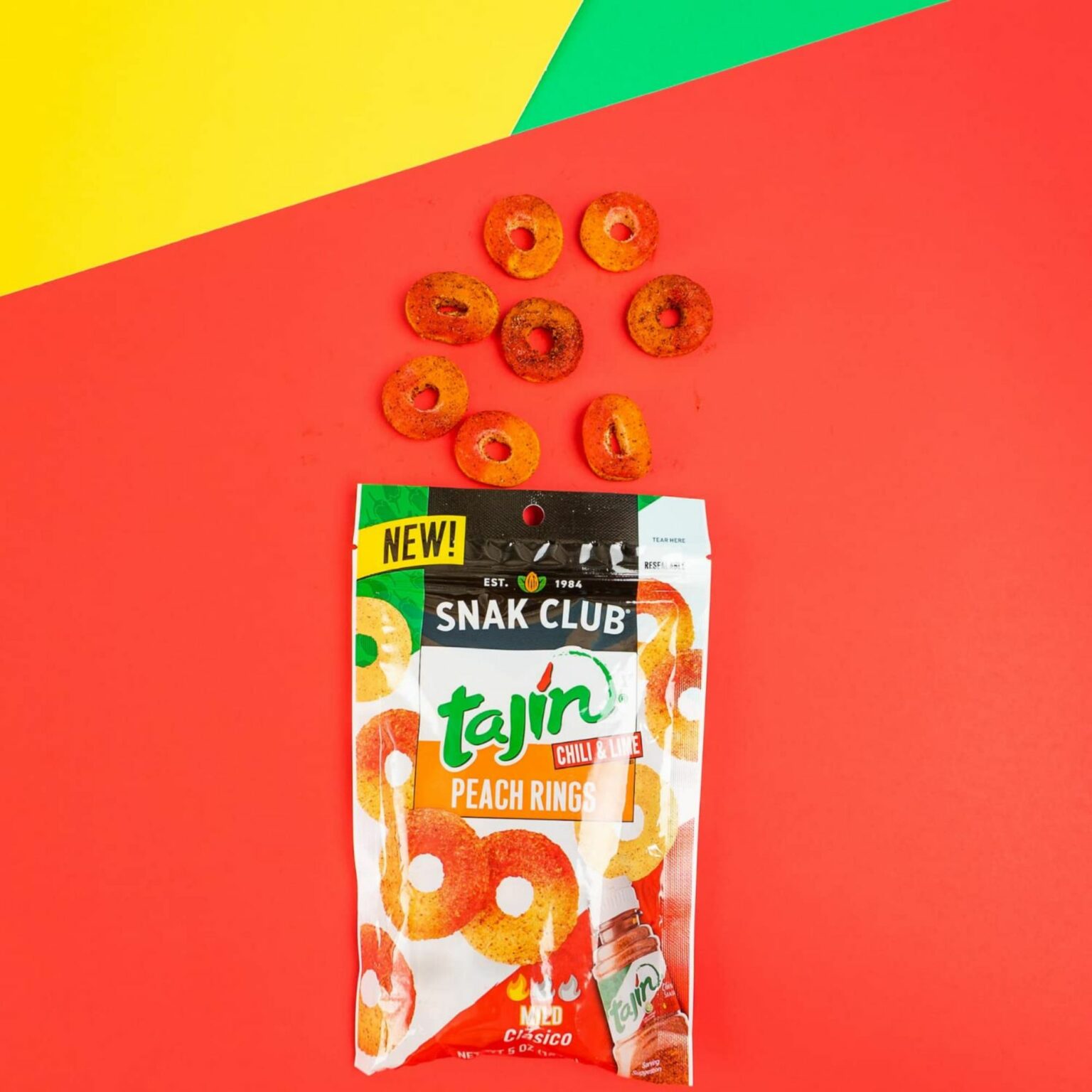 Snak Club Tajin Peach Rings 2.5 oz, 12 CT - Image 3
