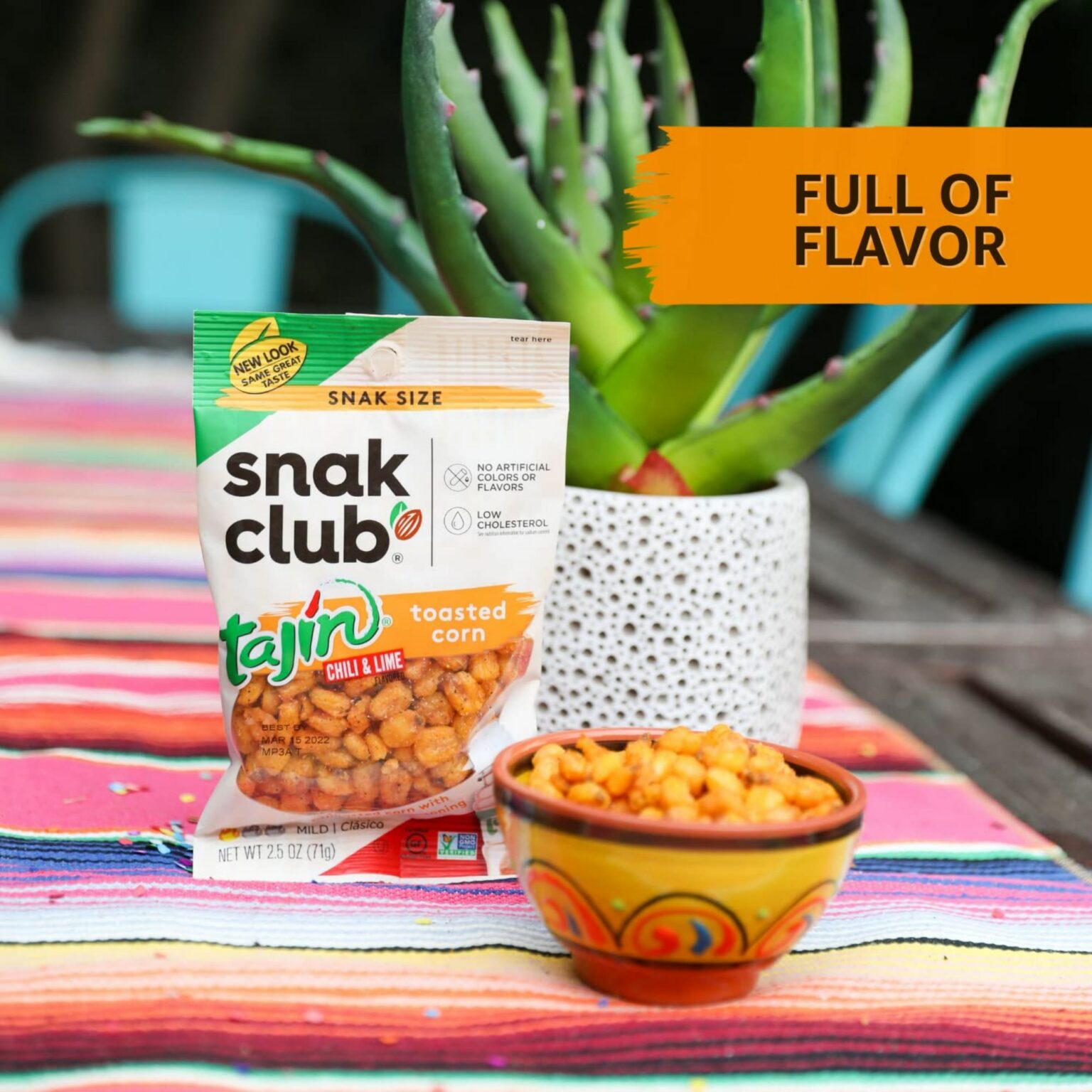 Snak Club Tajin Toasted Corn 2.5oz 12 CT - Image 3