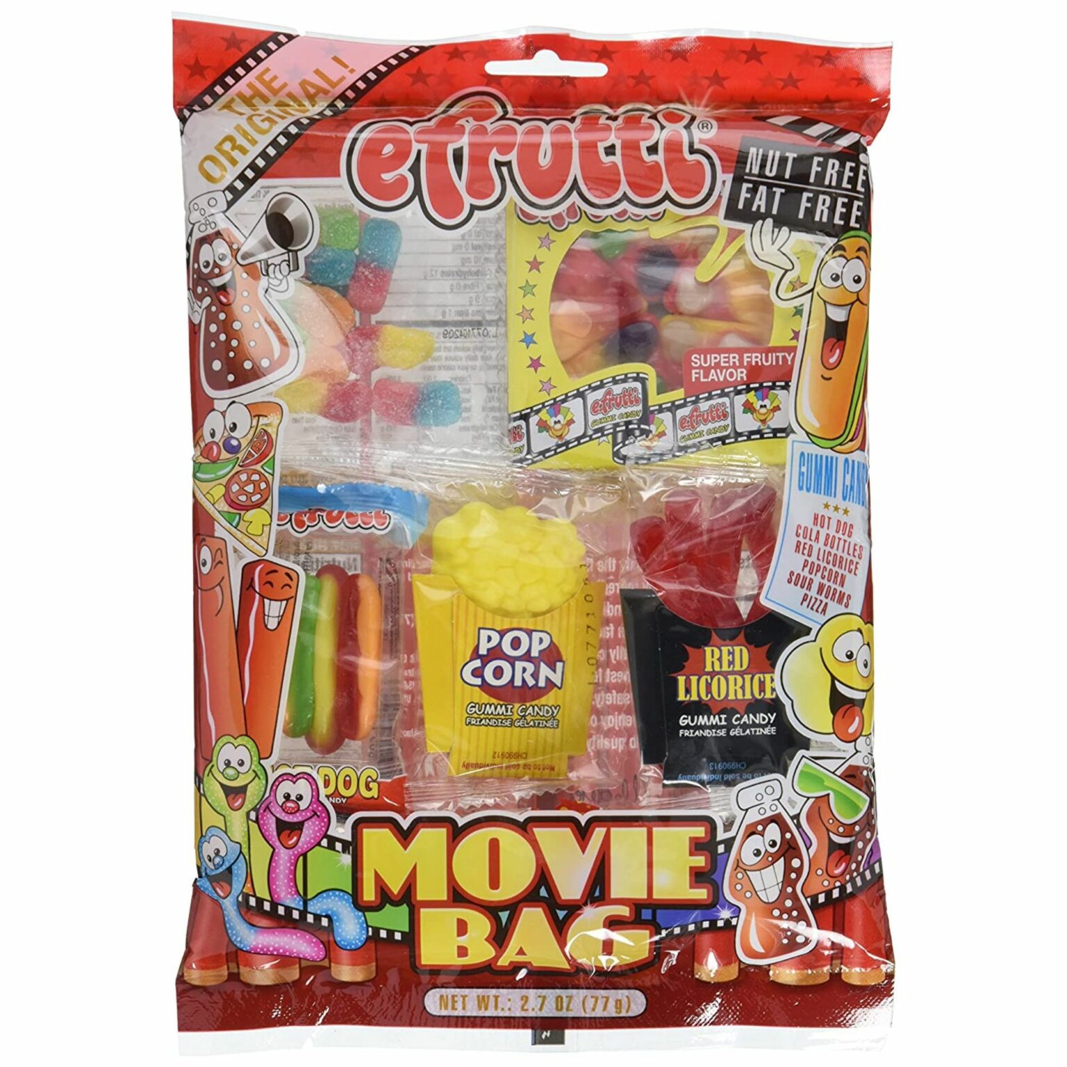E.frutti Gummy Candy Movie Bag, 12 CT - Image 2