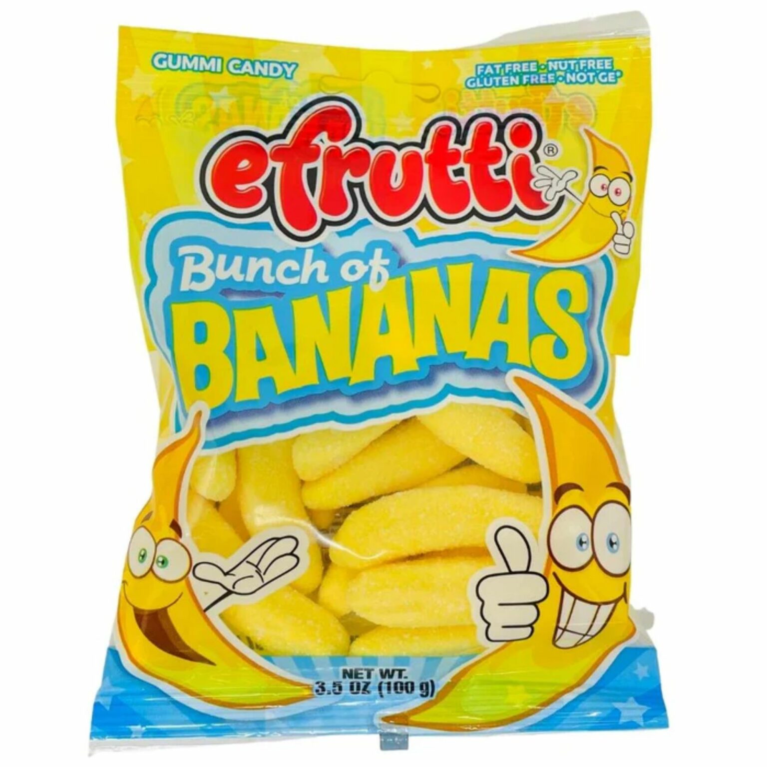 E.frutti Gummy Candy Banana, 12 CT - Image 1