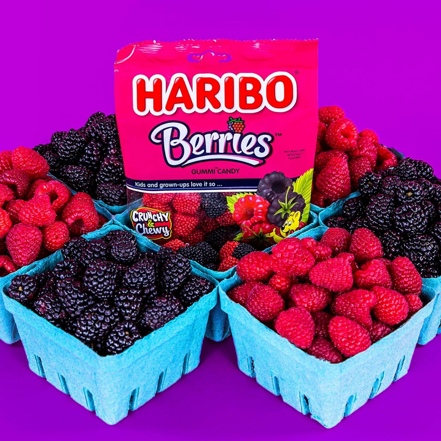 Haribo, Berries, Gummy Candy (5 Ounce, 12 Count) - Image 3