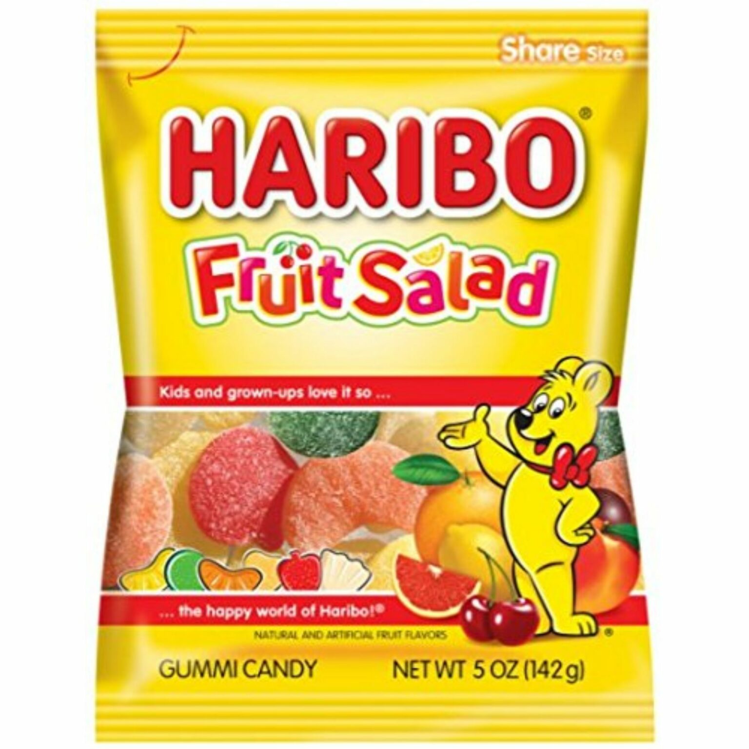 Haribo, Fruit Salad, Gummy Candy (5 Ounce, 12 Count) - Image 1