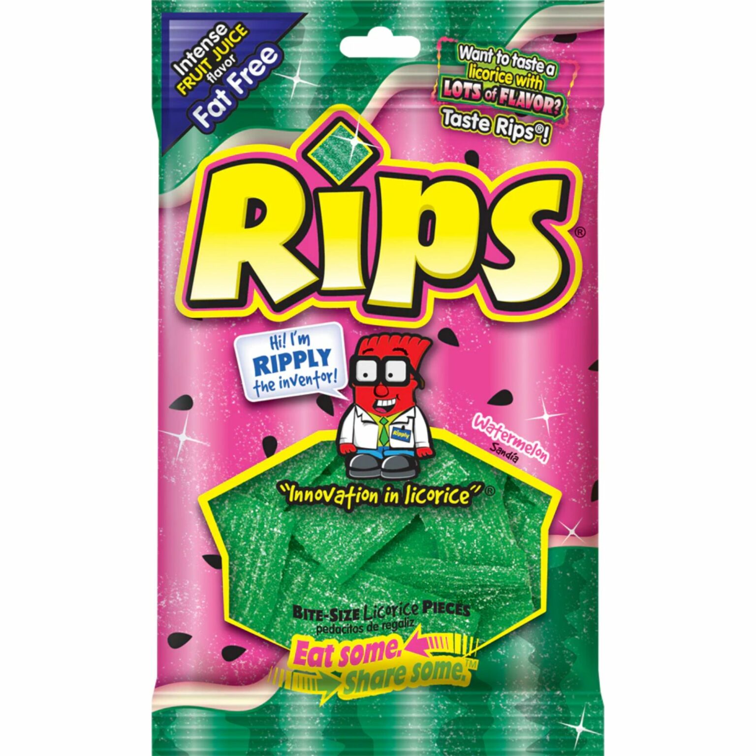 Rips Bite Watermelon 4 oz, 12 CT - Image 1
