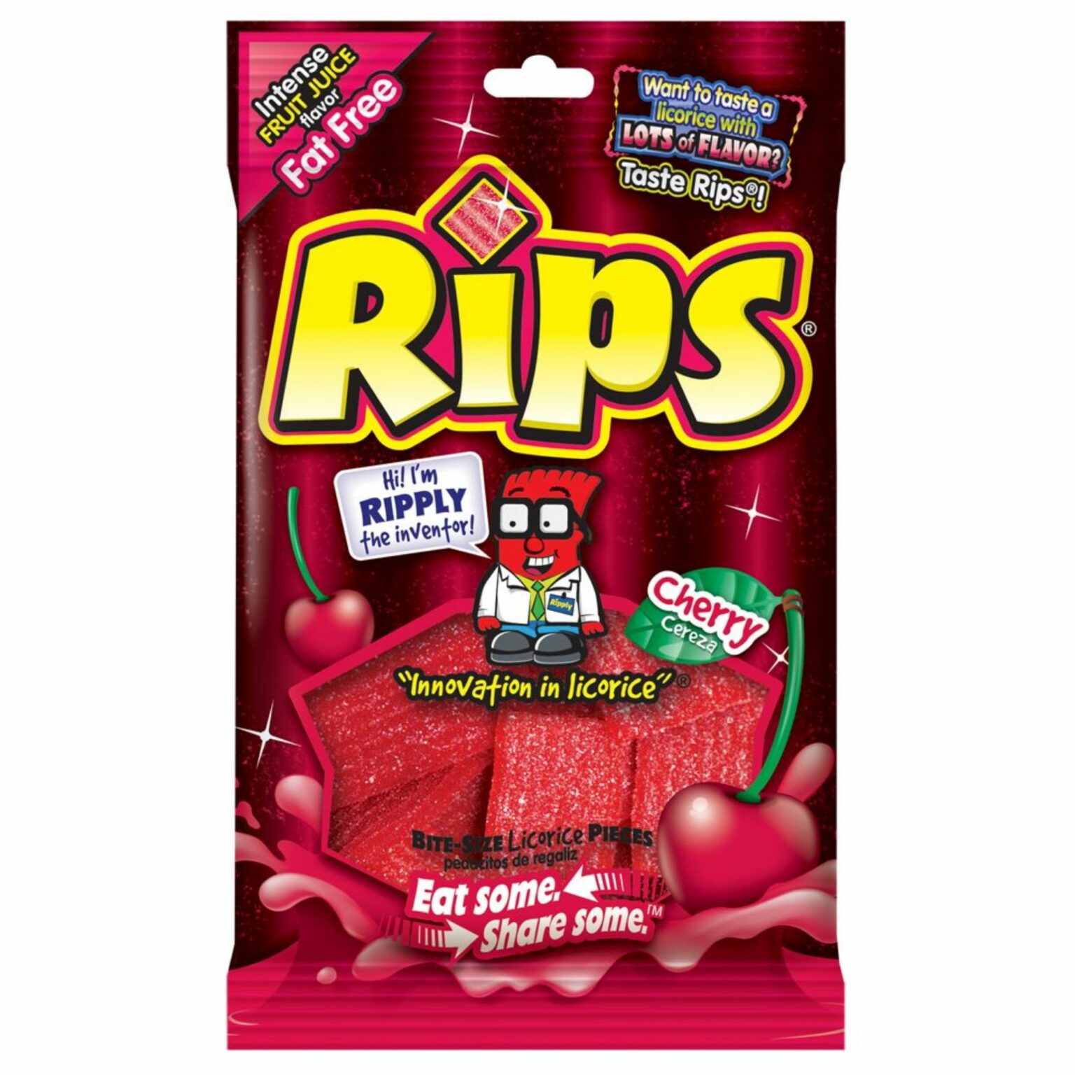 Rips Bite Cherry 4 oz, 12CT - Image 1