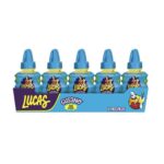 Lucas Gusano Green Sour Apple 1.27Oz 10Ct